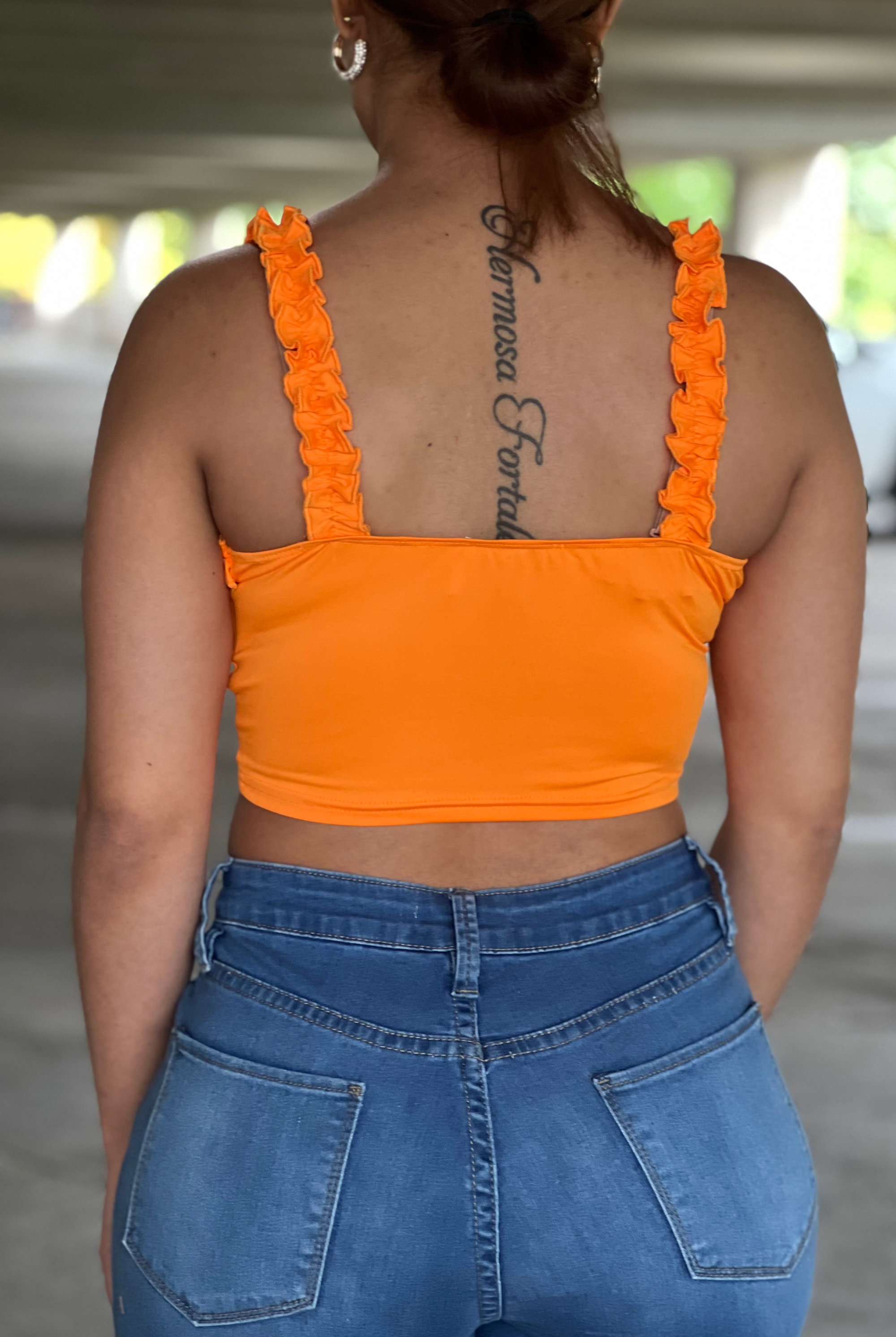 Ruffle Crop Top