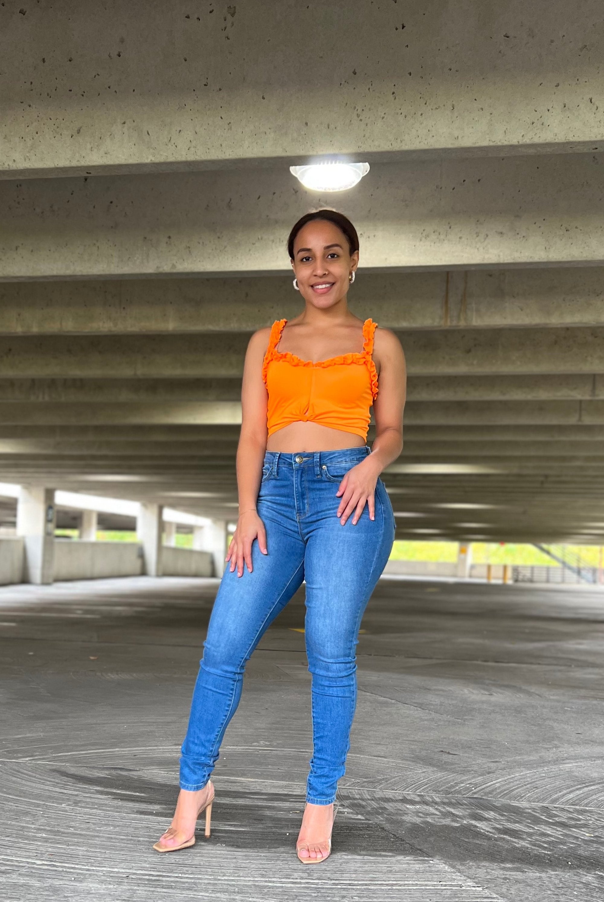 Ruffle Crop Top
