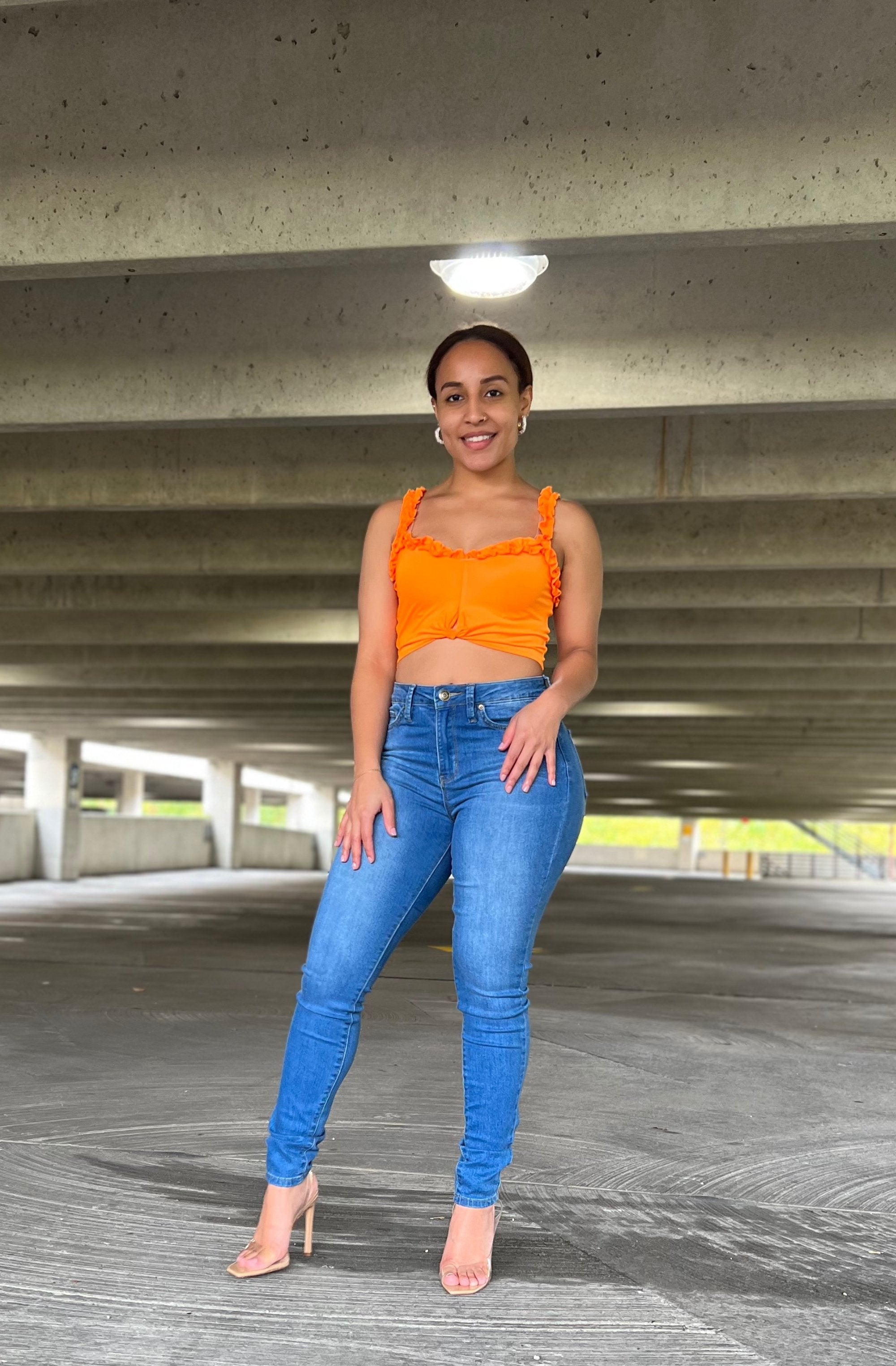 Ruffle Crop Top
