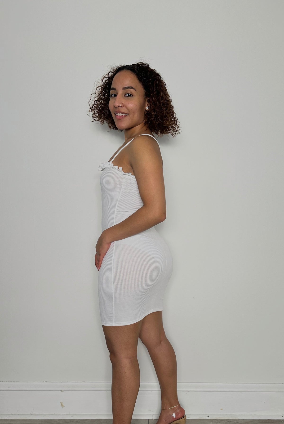 Ruffle Mini Dress