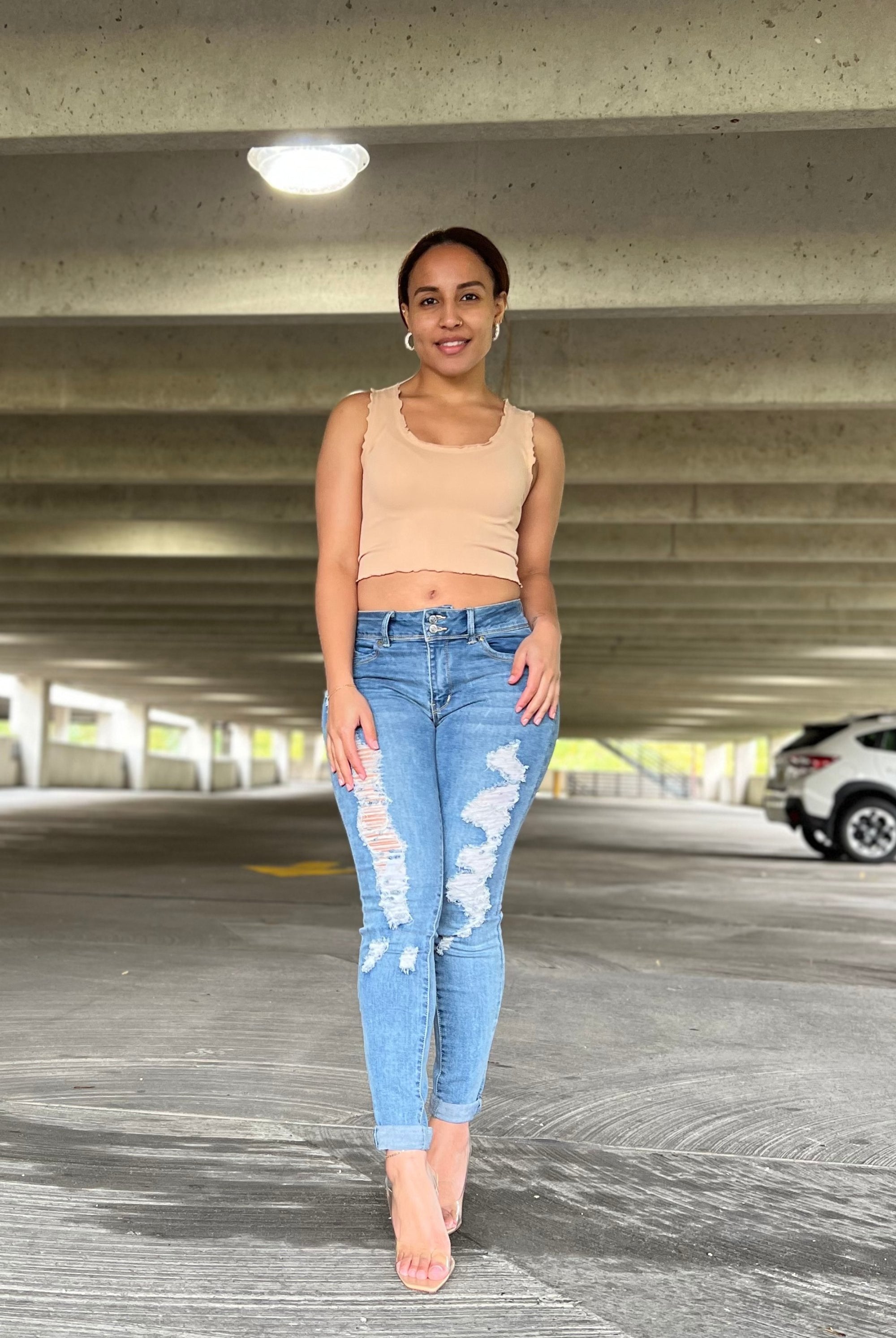 Merrow Edge Crop Top