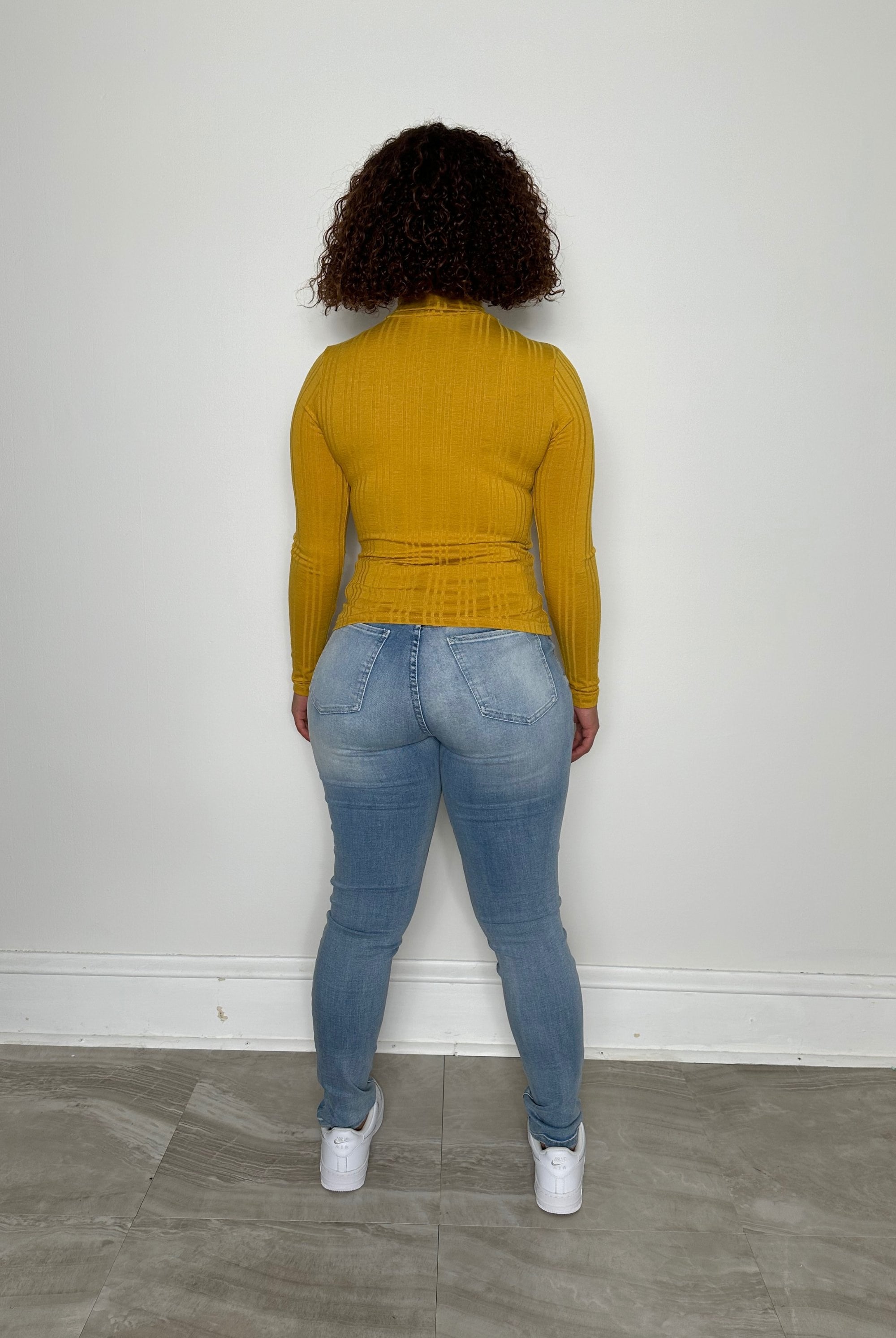 Long Sleeve Turtle Neck Top
