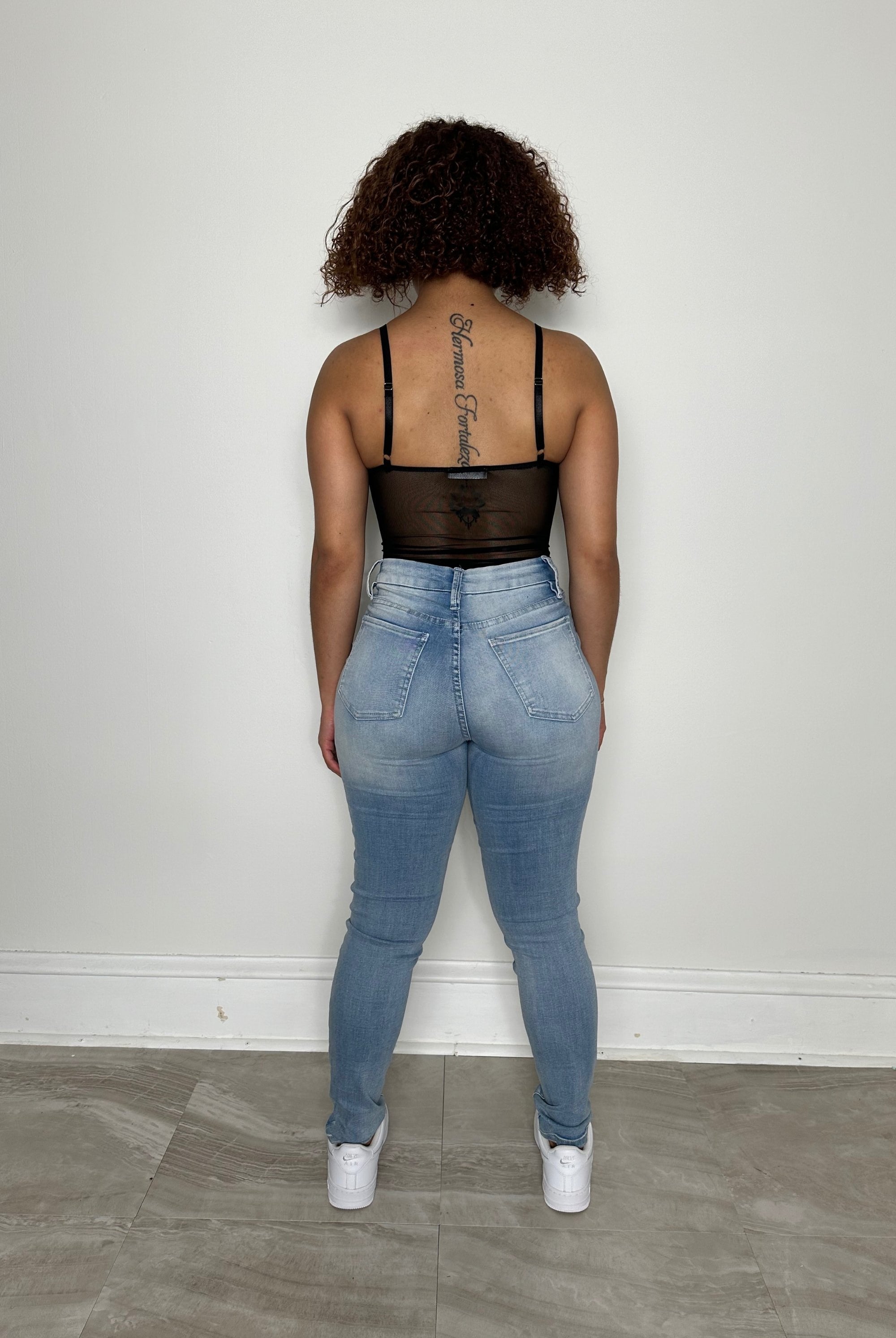 Lace Up Trim Bodysuit