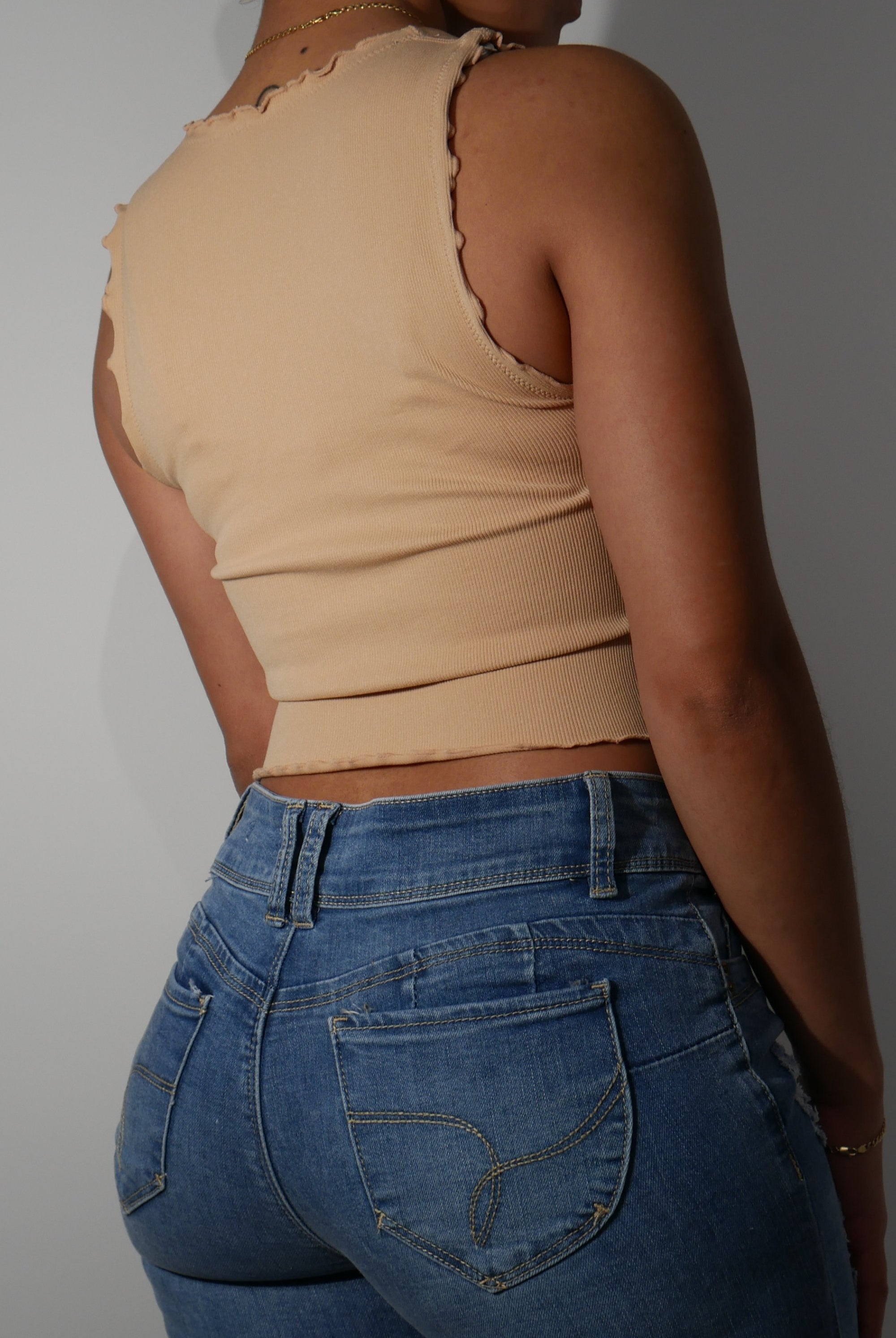 Merrow Edge Crop Top