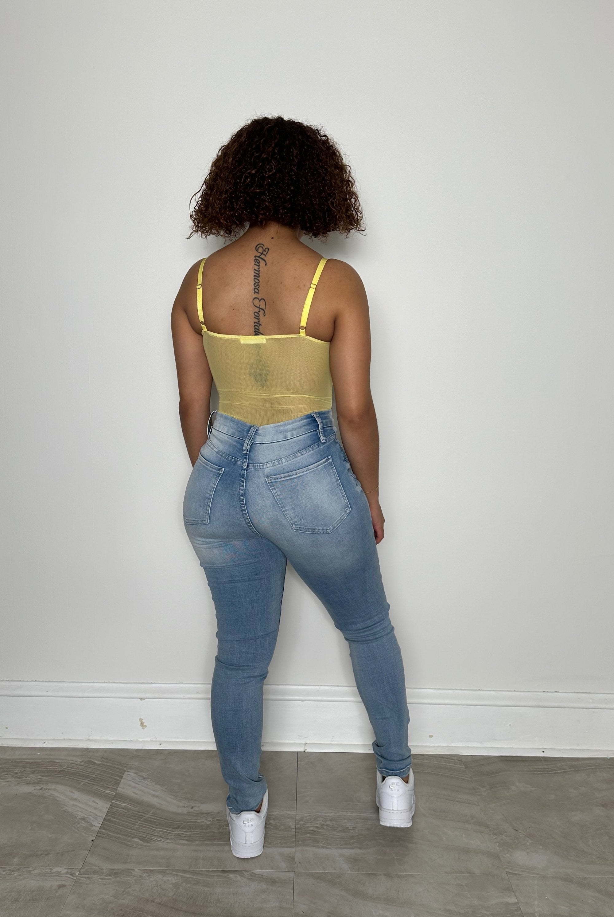 Lace Up Trim Bodysuit
