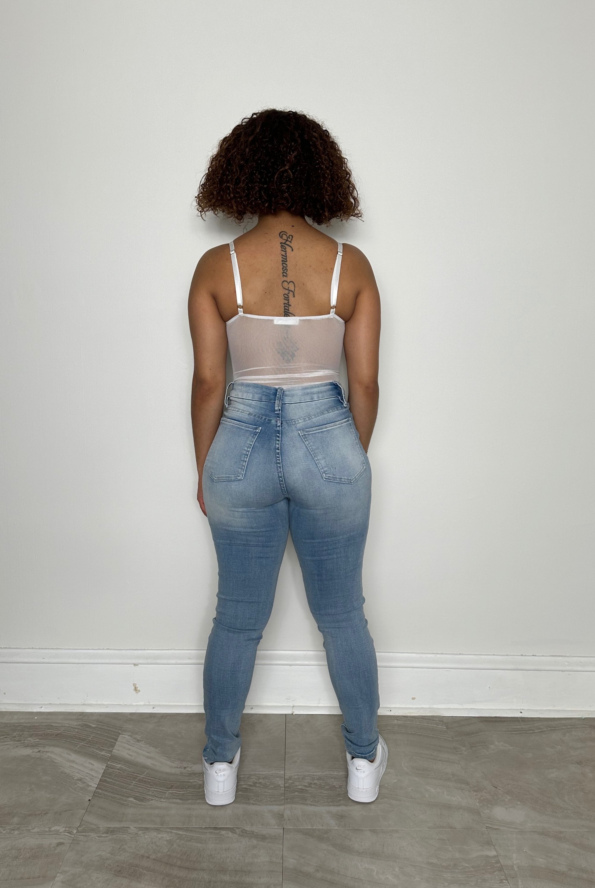 Lace Up Trim Bodysuit