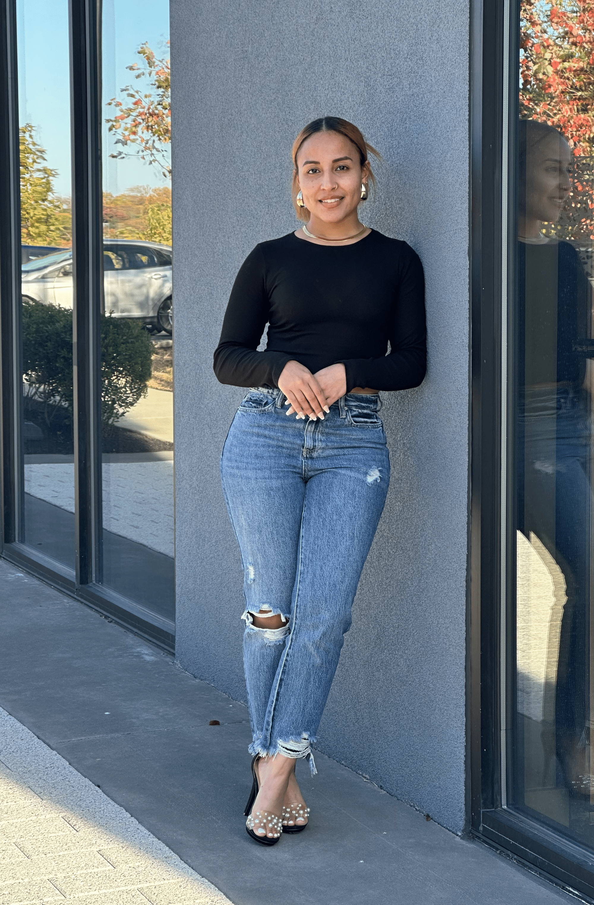 NatxCustomStyle Jeans  | Relaxed Jean | Frayed Slim Straight Jean