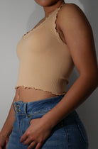 Merrow Edge Crop Top