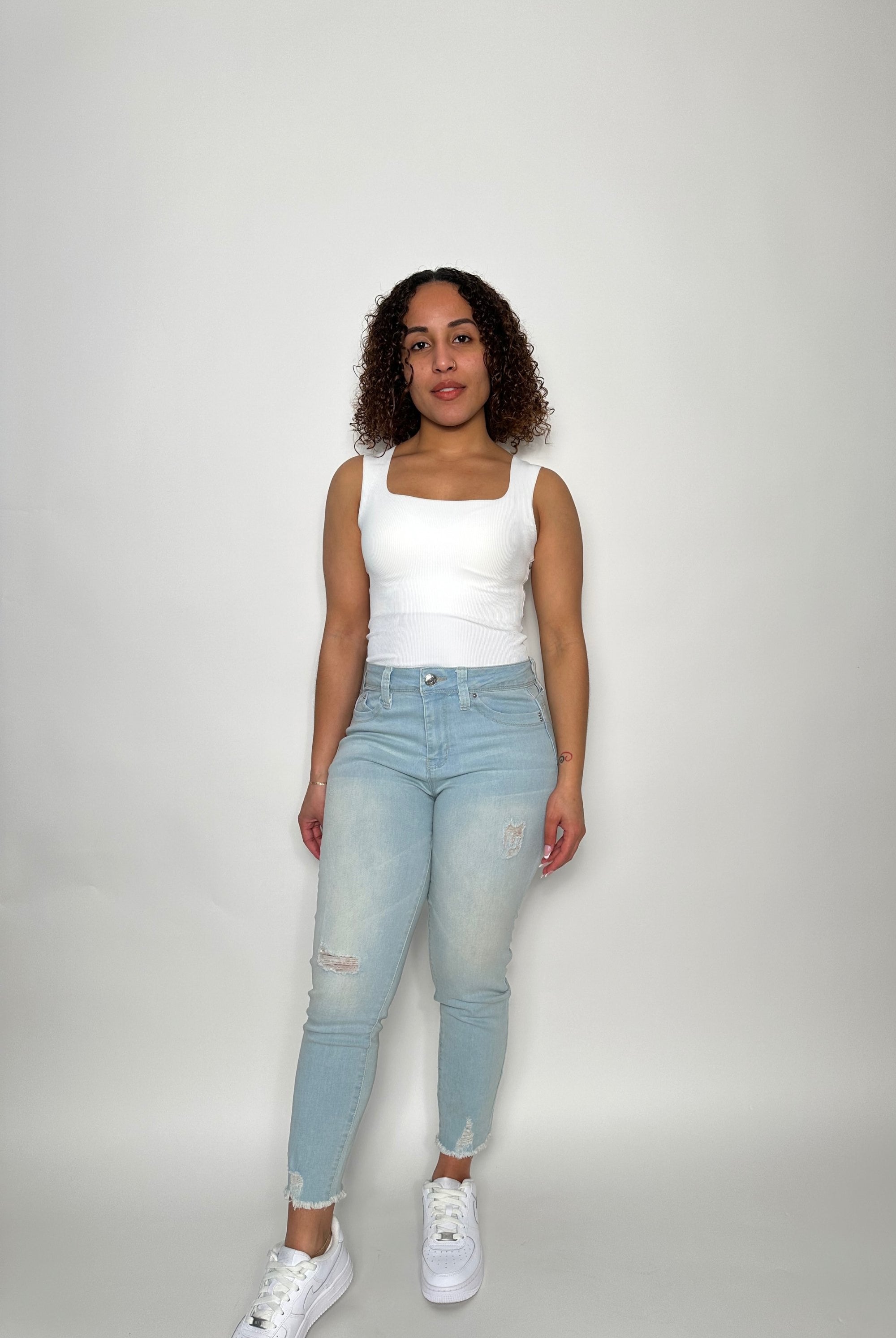 NatxCustomStyle Jeans | Curvy Cropped Jean| Skinny jeans