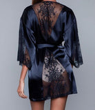 Satin Lace Robe