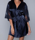 Satin Lace Robe