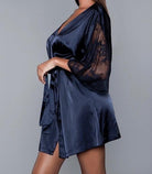 Satin Lace Robe